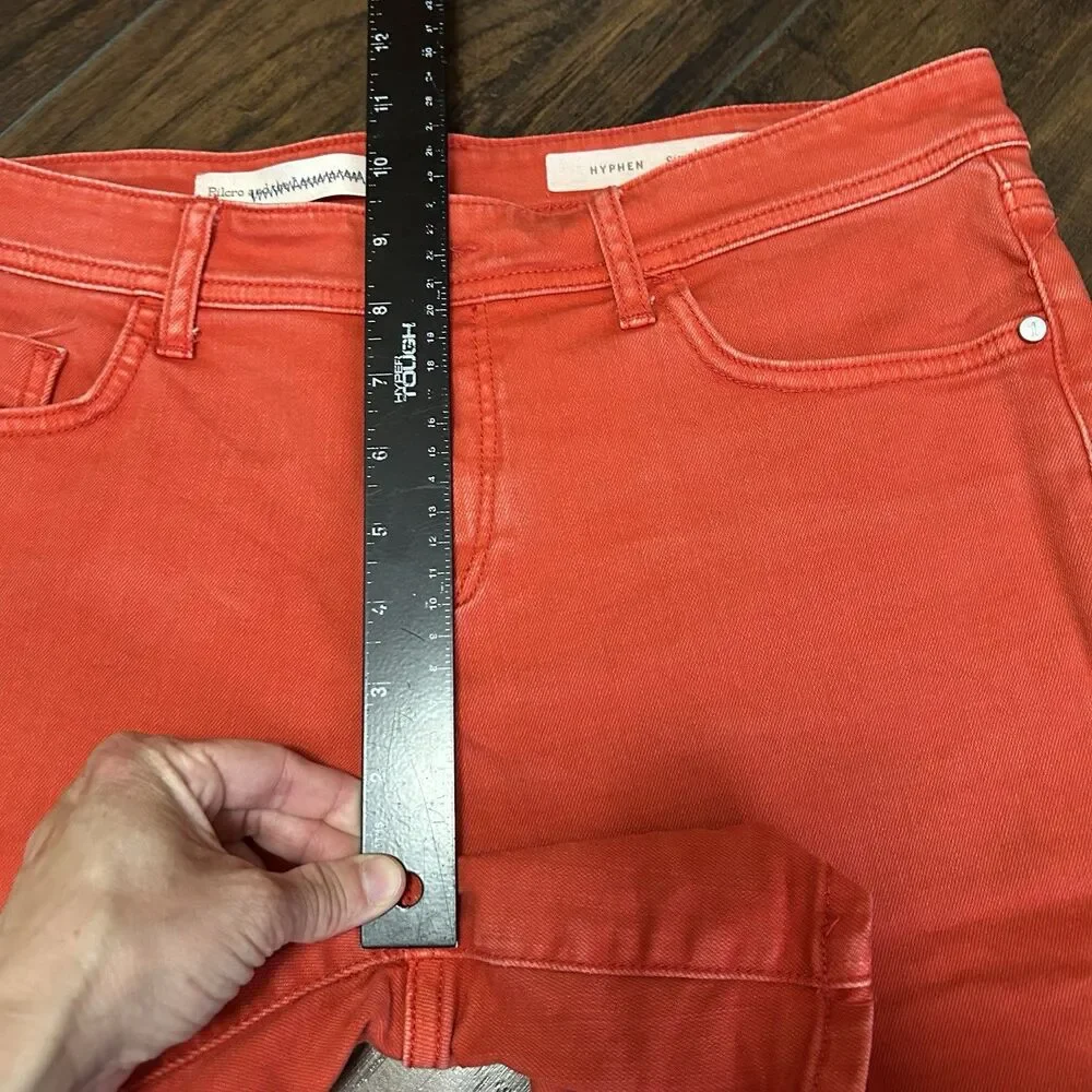 Pilcro By Anthropologie Shorts Womens 28 Hyphen Washed Red Denim OB653662 - Picture 4 of 10